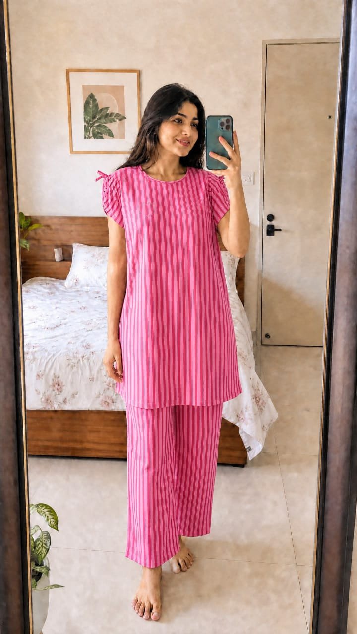 Comfortable Cotton Tshirt & Pant Set