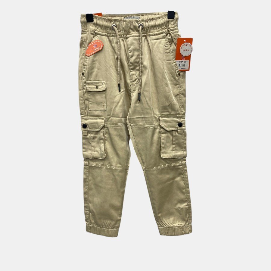“Embark on Adventures with Our Children’s 6-Pocket Cargo Harmony Pants – A Fusion of Style and Versatility!”