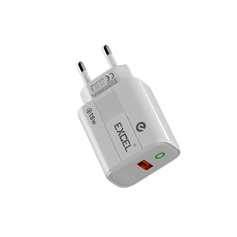Excel 18W Super VOOC Fast Charging Adapter with Lightning Cable (B-25)