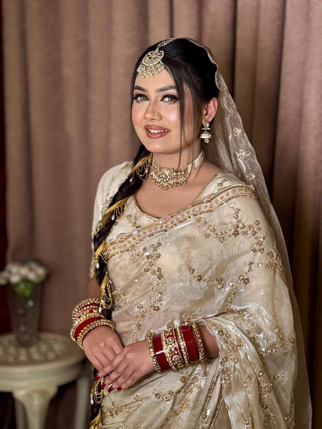 Indian Georgette Sharee with Blouse Piece