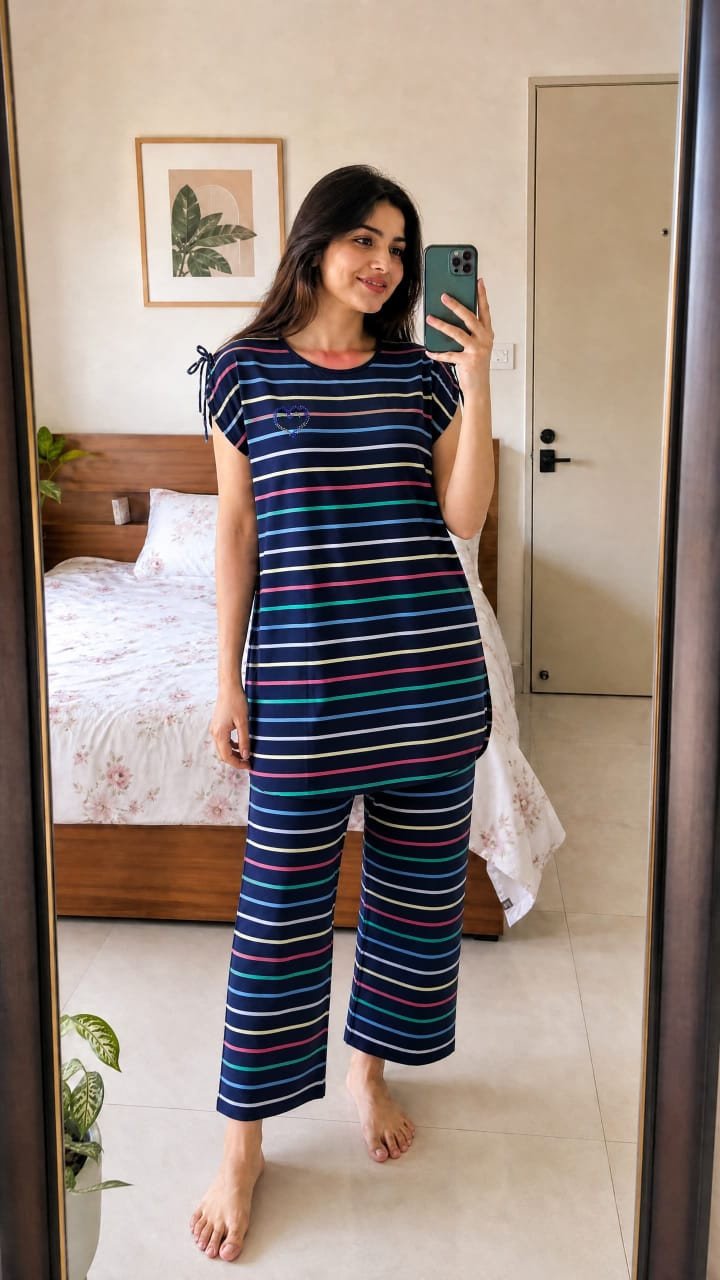 Comfortable Cotton Tshirt & Pant Set