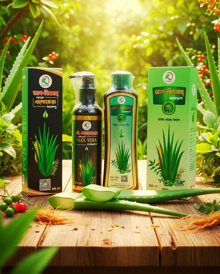 আল খিদমাহ ন্যাচারাল কেয়ার হেয়ার অয়েল