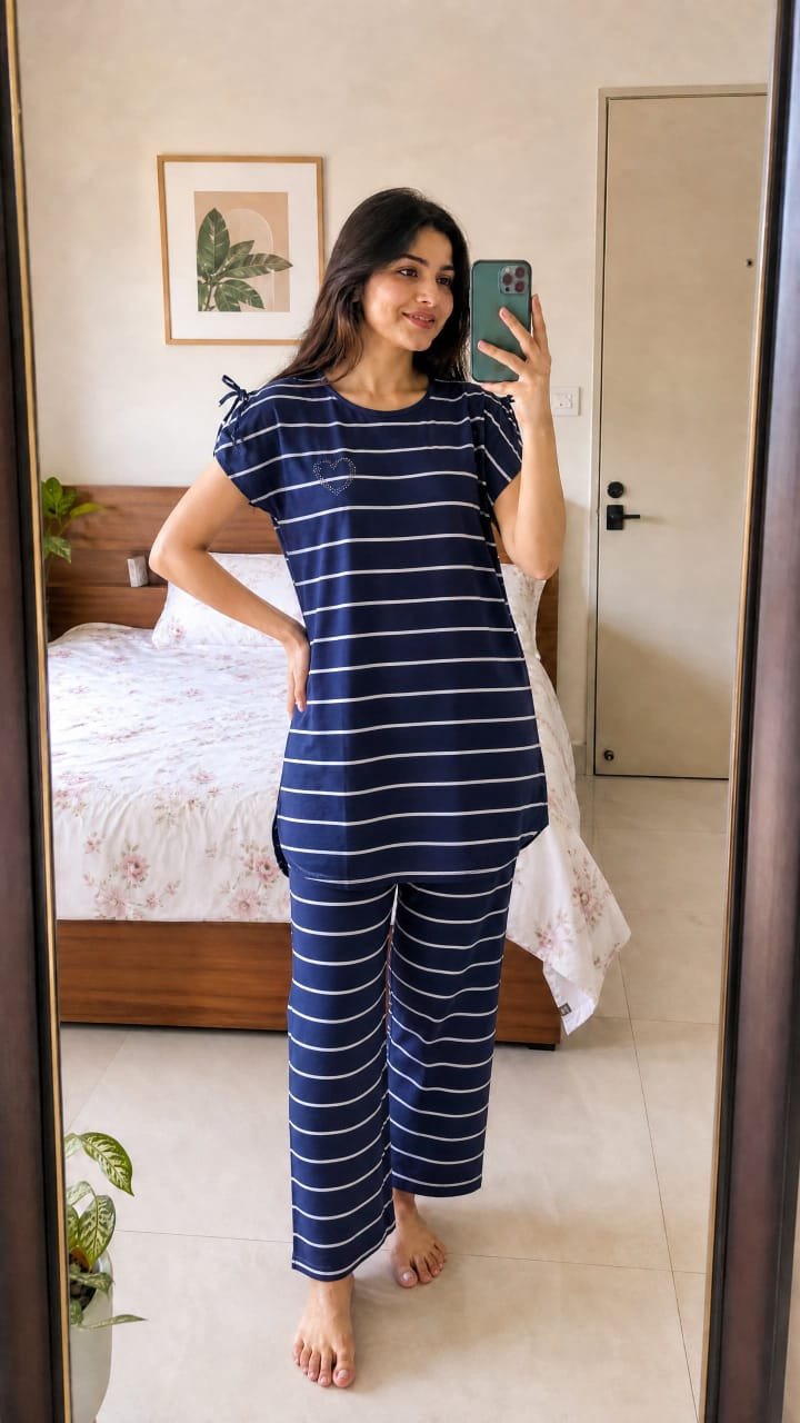 Comfortable Cotton Tshirt & Pant Set