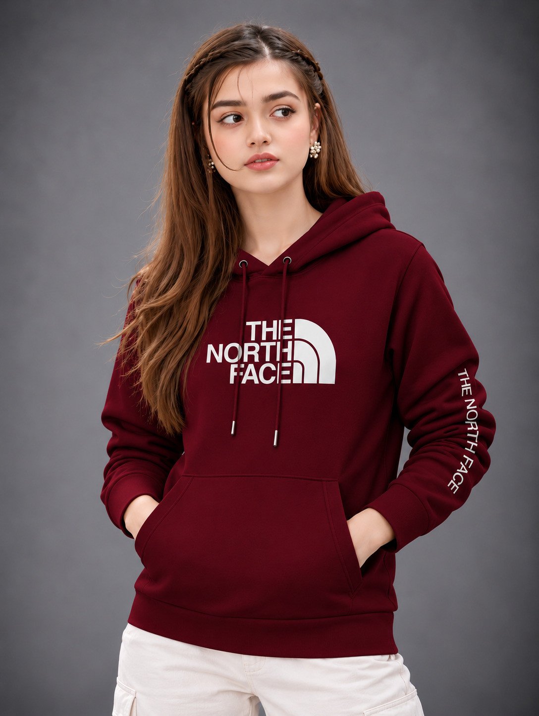 Premium Stylish Ladies North Face Hoodie