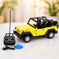 Remote Controlled Rechargeable Wrangler Model Jeep Toy Car