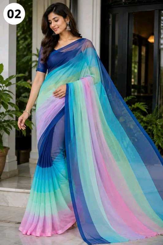 Rongdhonu Georgette saree
