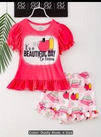 Kids Cotton TShirt and Pant Set